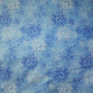 Brittany by Dover Hill for  Benartex 10034-55 Lt. blue 28" remnant