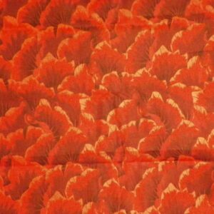 Lotus in Springtime by Kona Bay Fabrics LOYU-13 red and black sold by 1/2 yd.