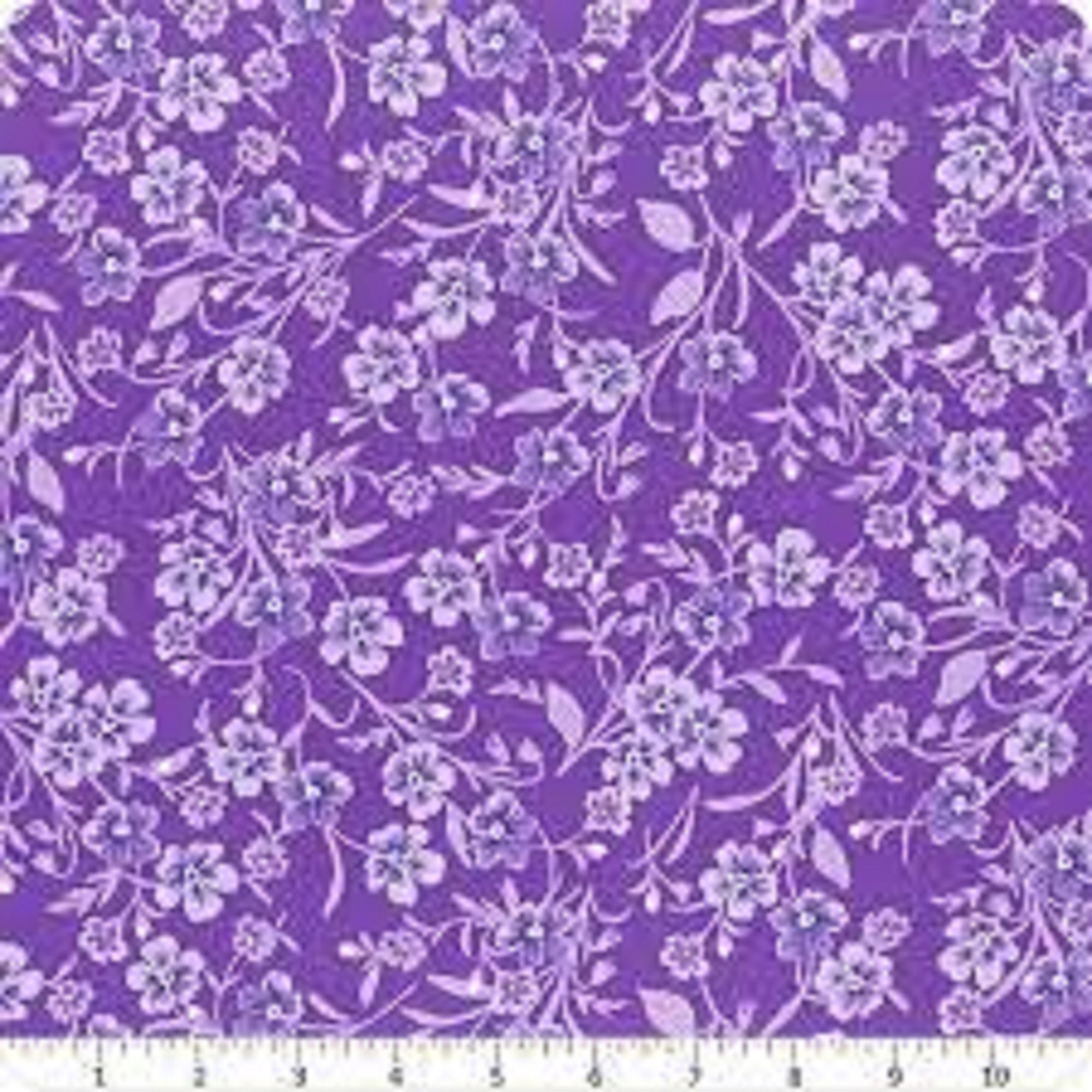 Wildflowers Flowerhouse Collection for Robert Kaufman 20291-6 Tonal Flower Stems sold by the 1/2 yd.