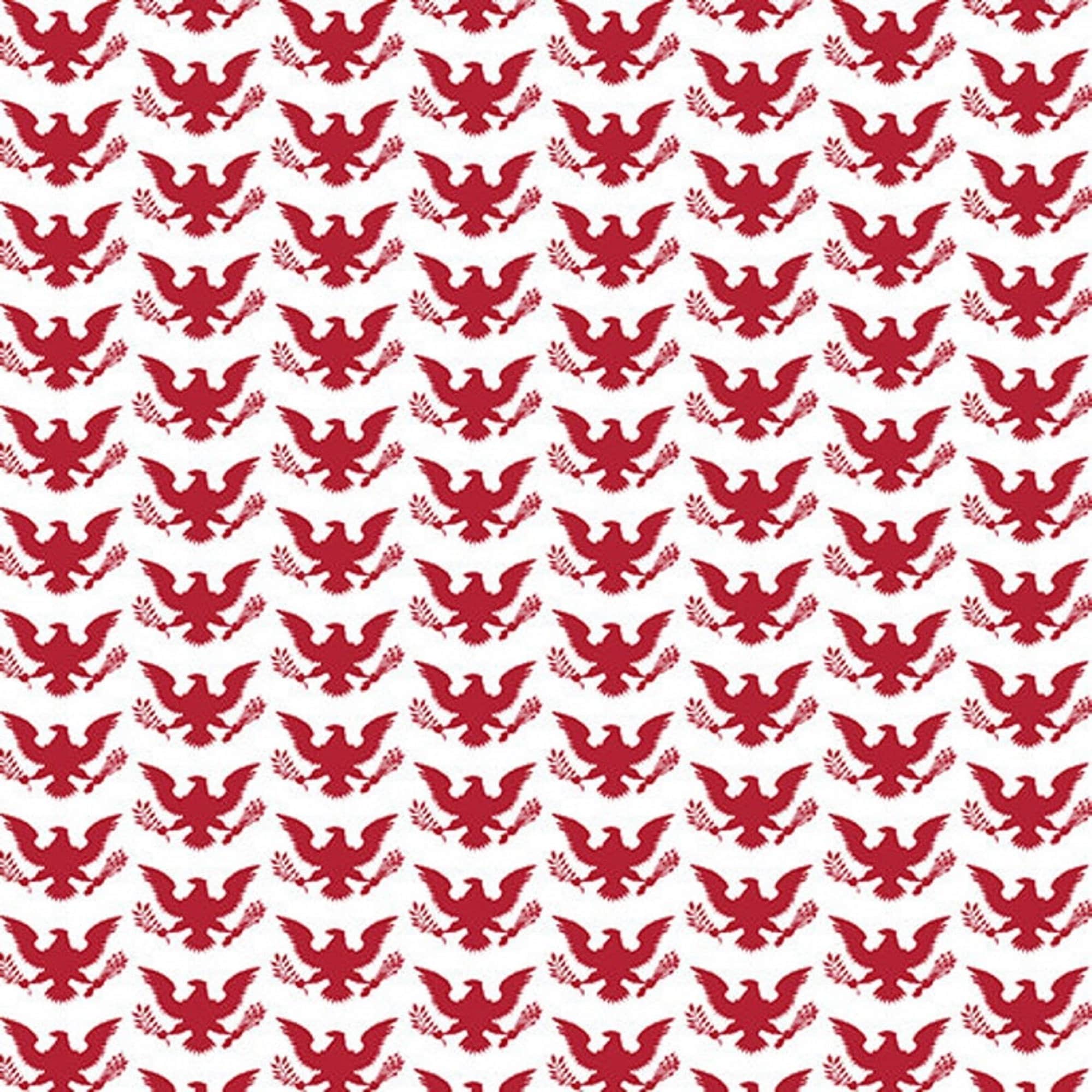 Eagles White/Red (Your Vote Counts) by Benartex 01850-15 sold by the 1/2 yd.