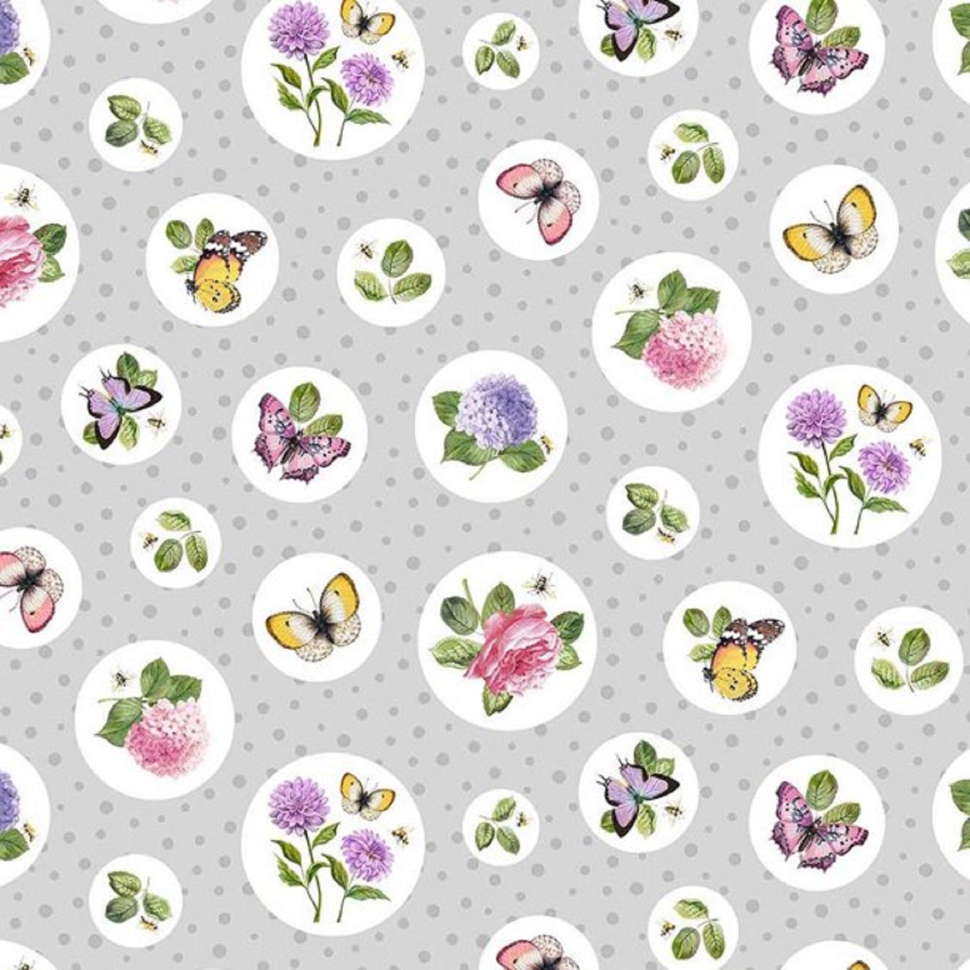 Scented Garden by Deborah Edwards for Northcott 23971-92 sold by the 1/2 yd.