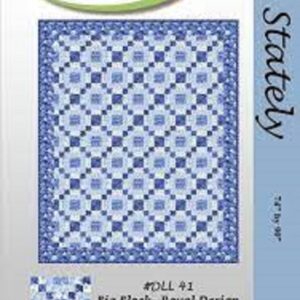 Bluebell Stately Quilt Kit Using fabrics from the Bluebell Collection by Nancy Gere for Windham Fabrics 74"X90