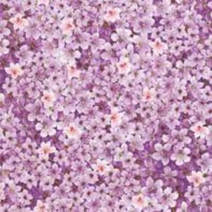 Isabelle Packed Mini Flowers by Chong-a Hwang for Timeless Treasures C6480 Purple sold by the 1/2 yd.