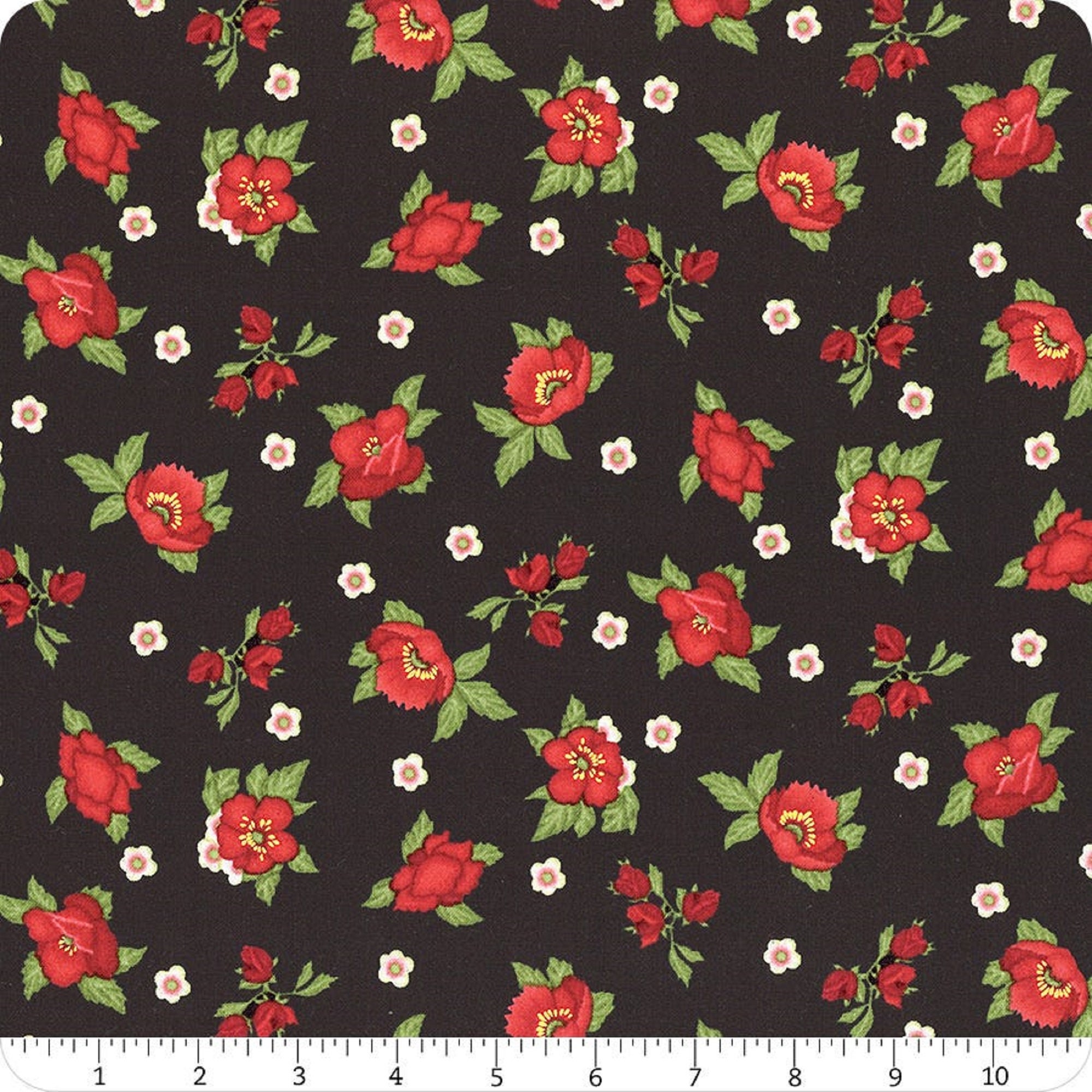 Scarlet's Garden Flowerhouse Collection by Debbie Beaves for Robert Kaufman FLH20647-2 sold by the 1/2 yd.