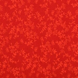 Red Butterflies Tone on Tone by Fabri-quilt 112-26074 sold by the 1/2 yd.