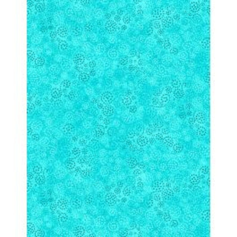 Essentials Brights Sparkles by Wilmington Prints 39055-470 Turquoise one 29" Remnant