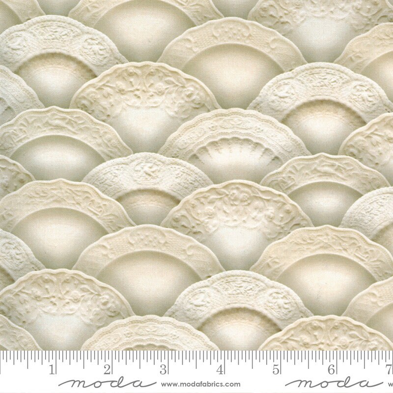 Flea Market Fresh by Cathe Holden for Moda 7373-11 Parchment 30" remnant