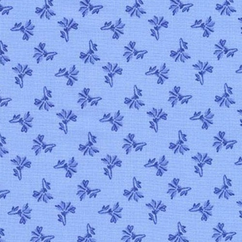 Pretty Sweet by Debbie Beaves for Robert Kaufman FLH20153-4 Blue sold by the 1/2 yd
