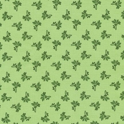 Pretty Sweet by Debbie Beaves for Robert Kaufman FLH20153-459 Fresh Sage sold by the 1/2 yd