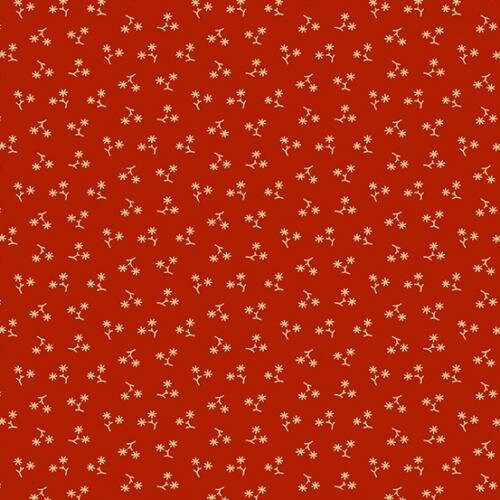 Belle Rose by Renee Nanneman for Andover 9726-Red sold by the 1/2 yd.