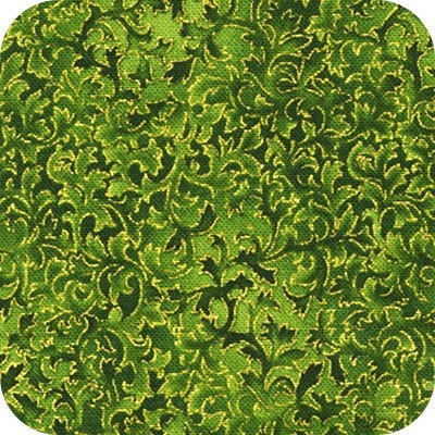 Fusions 11 Metallic by Robert Kaufman 6644-224 Evergreen sold by the 1/2 yd.