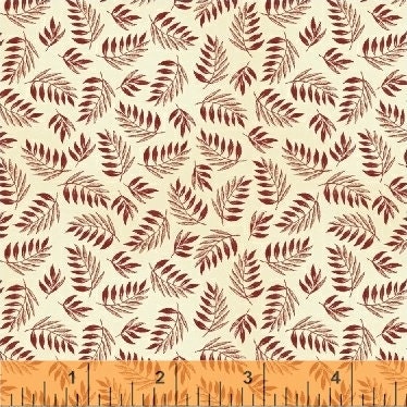 Simply Red by Mary Koval for Windham Fabrics 42894-2 sold by the 1/2 yd.