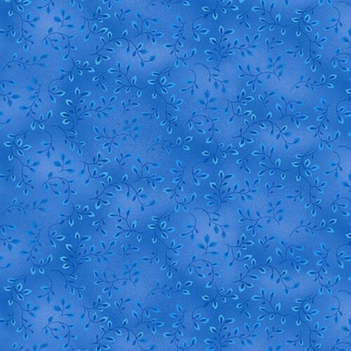 Folio Basics by Henry Glass 7755-75 Med. Blue 1/2 yard remnant