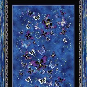 Butterfly Jewel Panel by Greta Lynn for Kanvas CM8859 23-1/2"X43"