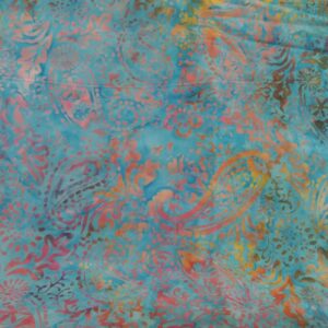 Tonga Batiks by Daniela Stout for Timeless Treasures 5404-Reef sold by the 1/2 yd