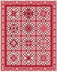 Saturday Soiree Quilt Pattern by Marcus 79 3/4"X101" complete 12 Month BOM instructions
