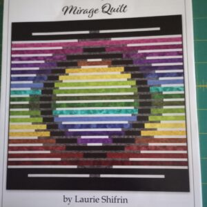 Rainbow of Jewels Mirage Quilt Kit by Laurie Shifrin 79-1/2"X80