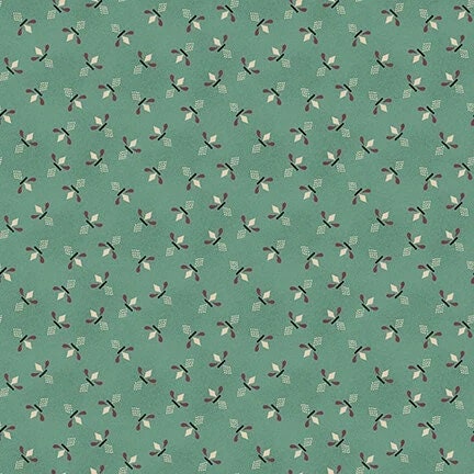 Gratitude And Grace by Kim Diehl for Henry Glass 9407-11 Greenold by the yard
