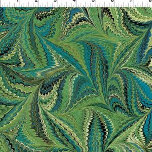 Marble Essence by Jason Yenter for In The Beginning 6JYM-2 Green one yard remnant