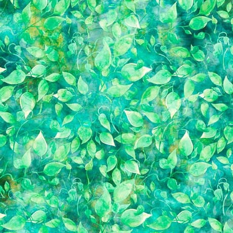 Valencia by Dan Morris for Quilting Treasures 29038-H Green sold by the 1/2 yd.