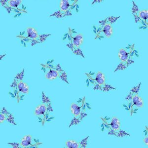 Royal Plume Metallic by Chong-a Hwang for Timeless Treasures Fabrics CM1568-Turqouise sold by the 1/2 yd.
