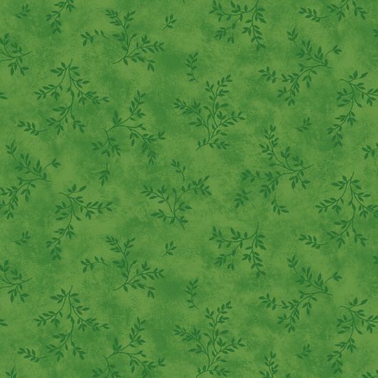Bungalow Garden by Laura Berringer for Marcus Fabrics R210225-Green sold by the 1/2 yd.