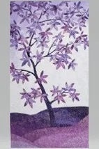 Artisan Spirit Shimmer "Echoes" Panel 21458M-85 Purple 23"X44"