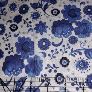 Rhapsody In Blue by Sue Zipkin for Clothworks one yard only