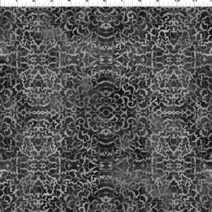 Rainbow of Jewels by Jason Yenter for In The Beginning 6RJ 2 Black sold by the 1/2 yd.