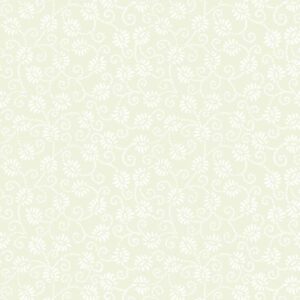 Essentials Dancing Buds by Wilmington Prints 1817 39087-111 Cream on Cream sold by the 1/2 yd