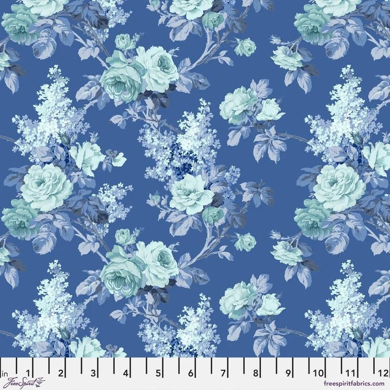 A Celebration of Sanderson by Free Spirit PWSA19-Cobalt sold by the 1/2 yd.