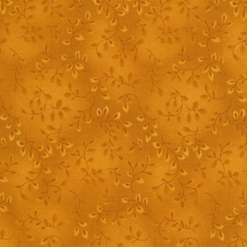 Folio Basics by Henry Glass & Co. 7755-33 Gold Vines sold by the 1/2 yd.