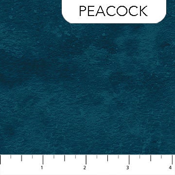 Toscana  by Deborah Edwards for Northcott 9020-620 Peacock sold by the 1/2 yd.