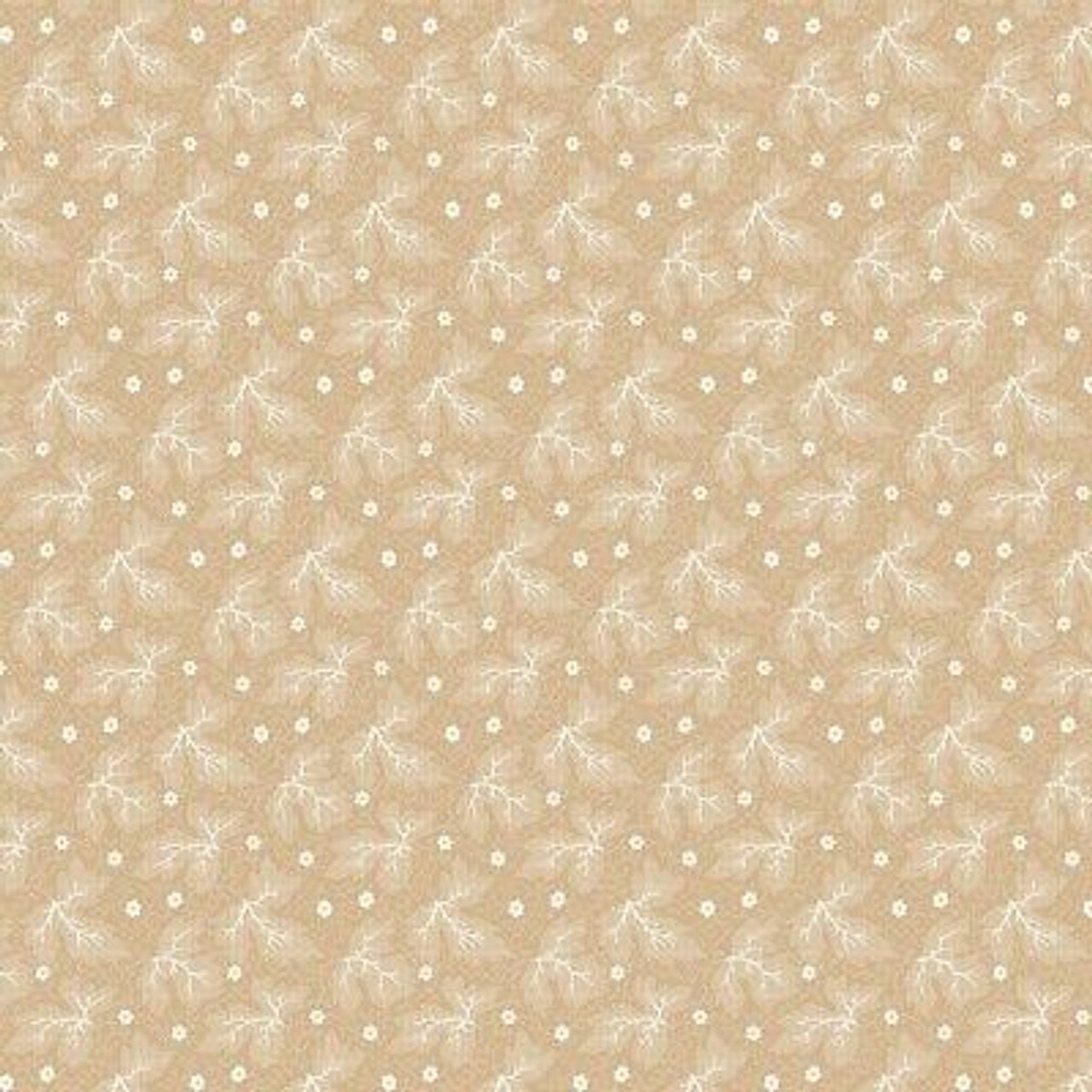 Rhapsody In Red by Kaye England for Wilmington Prints 98654-221 Cream one yard 15" remnant