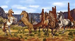 Wild Wild West Panel by Art Loft for Studio E Fabrics SE 5357p-38 24"X43"