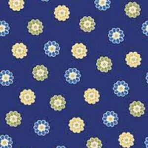 Arabella by Benartex 4189-55 Blue sold by 1/2 yd.