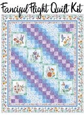 Fanciful Flight Quilt Kit by Wilmington Prints  72-1/2"X86-1/2"