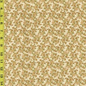 Radiance "Radiant Mini Blossoms" by Greta Lynn for Kanvas 9746M-70 Cream sold by the 1/2 yd.