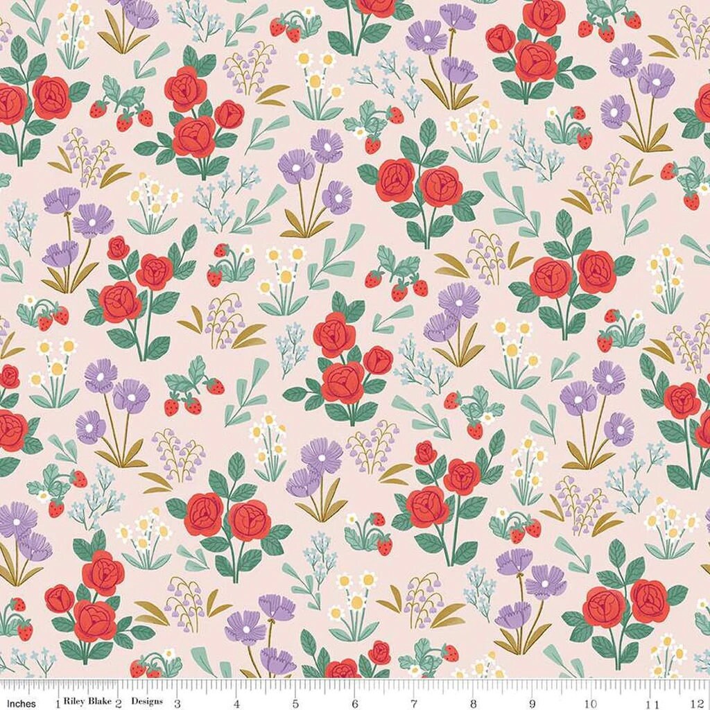 Sweet Picnic by Natalia Juan Abello for Riley Blake Designs C12091-Blush sold by the 1/2 yd.