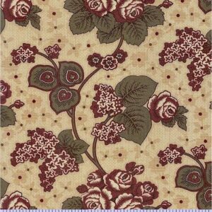 Molly B's Studio for Marcus Fabrics 4813-0114 Tan Sold by the 1/2 yd.