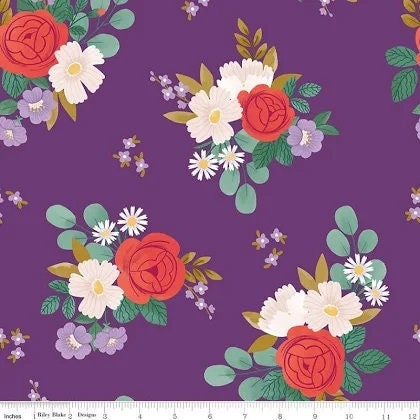 Sweet Picnic by Natalia Juan Abello for Riley Blake Designs C12090-Berry sold by the 1/2 yd.