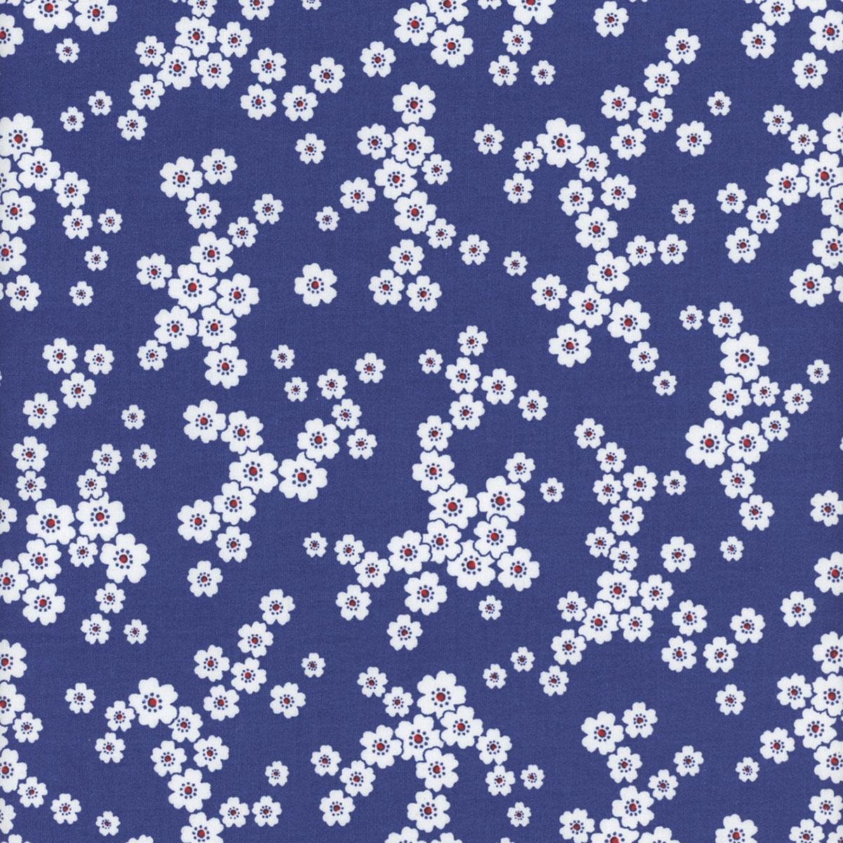 Anthem by Satin Moon Designs for Blank Quilting 2483-77 Blue sold by the 1/2 yd.