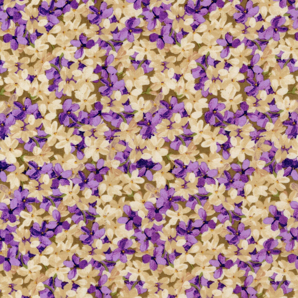Timeless Treasures Masterpiece Packed Small Flowers JT C8492 Multi sold by the 1/2 yd.