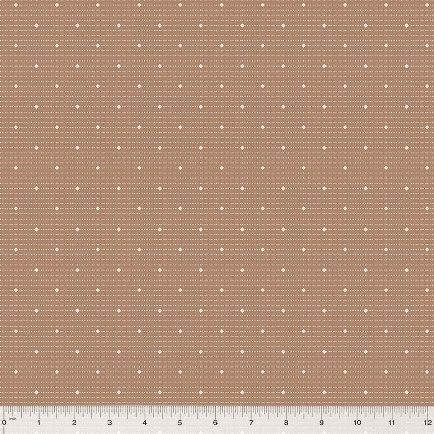 Rory by Whistler Studios for Windham Fabrics 53716-5 Tan sold by the 1/2 yd.