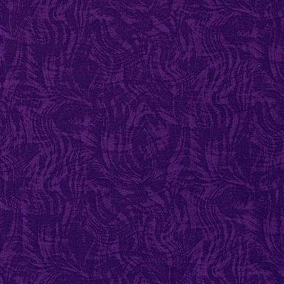 Impressions Moire' II by Clothworks Y1323-28 Dk.  Purple sold by the 1/2 yd.
