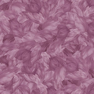 Laurel Packed Petals by Timeless Treasures CD 1907 Lilac sold by the 1/2 yd.