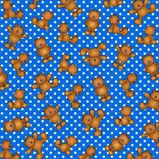 Alpha Bears by Marie Cole for Henry Glass Fabrics 6653-77 Lt. Blue sold by the yard