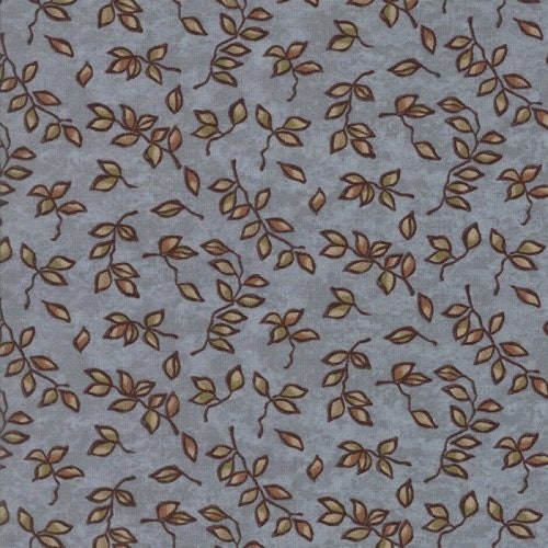 Country Road Small Buds by Holly Taylor for Moda Fabrics 6664-12 Grey sold by the 1/2 yd.