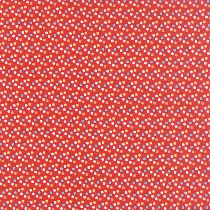 30's Playtime by Chloe's Closet for Moda Fabrics 33045-19 Scarlett sold by the 1/2 yd.