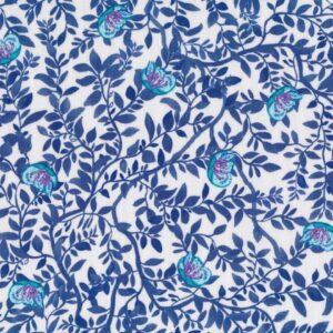 Baroque Garden by Free Spirit PWKM020 Azure sold by the 1/2 yd.